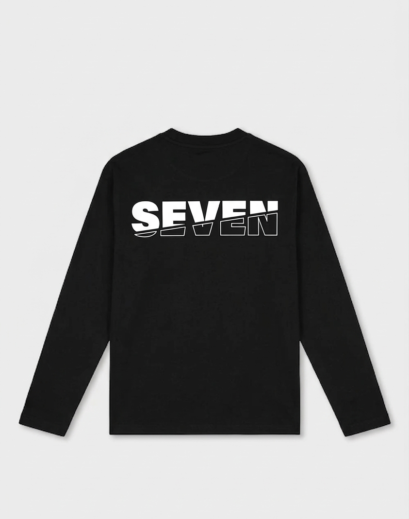 Seven Longsleeve | Black/white