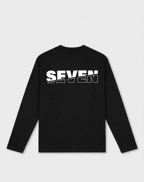 Seven Longsleeve | Black/white
