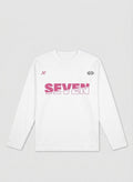 Seven Longsleeve | White/Pink