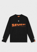 Seven Longsleeve | Oranje edition Black