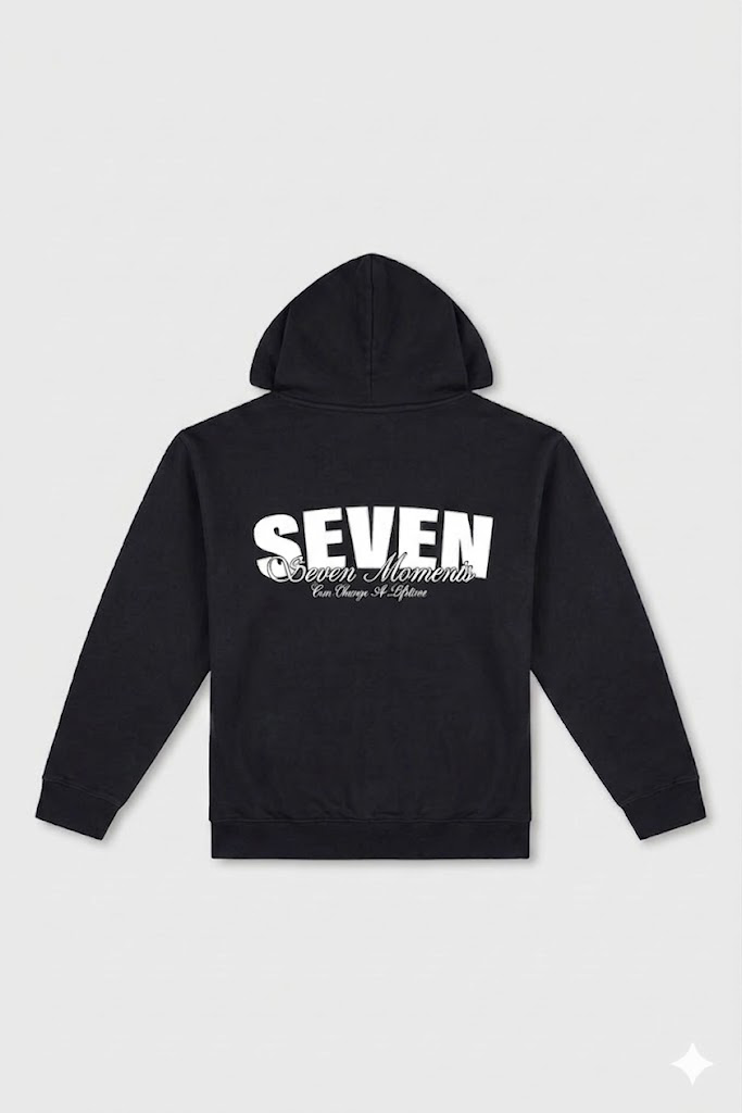 Seven Classic Hoodie | Black