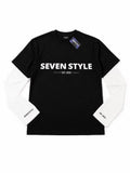 Seven Style Longsleeve Black Whith